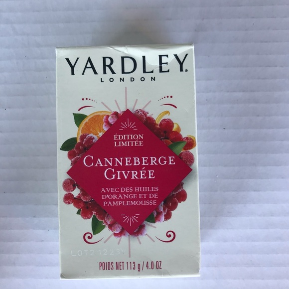 Set Of 3 Yardley London Soap Frosted Cranberry-Oatmeal & Almond -Shea Bu… - Picture 7 of 8